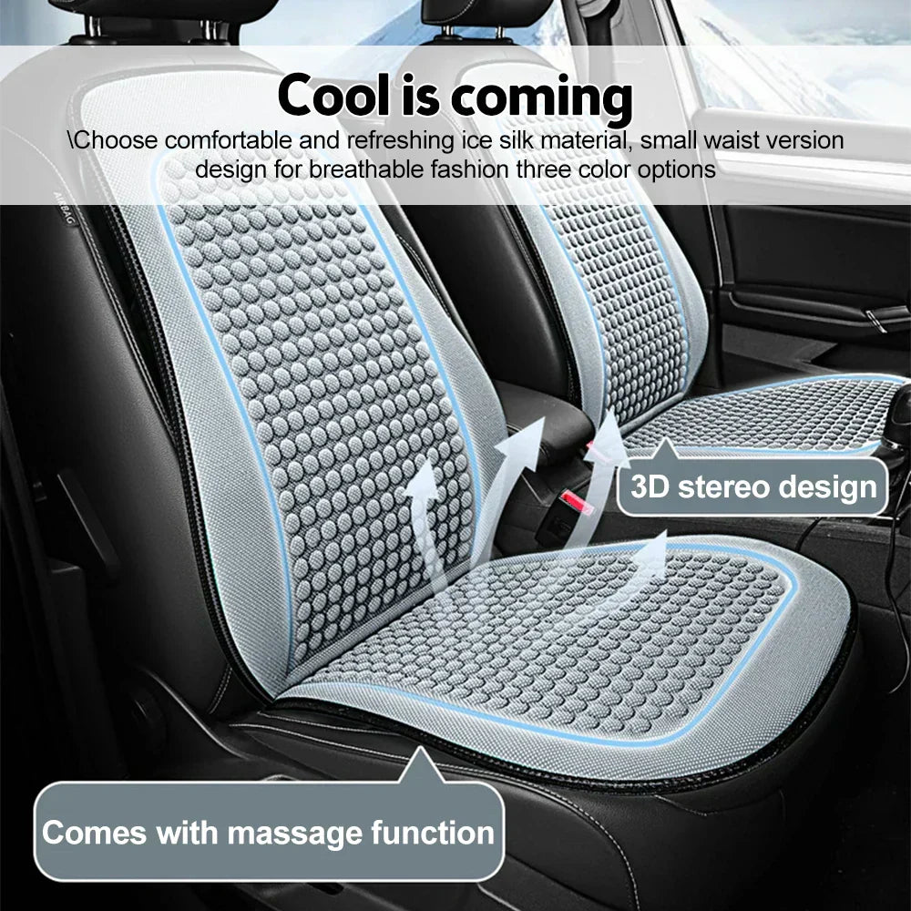 Car Cushion - Cool &amp; Breathable | Ice Silk Fabric &amp; Mesh