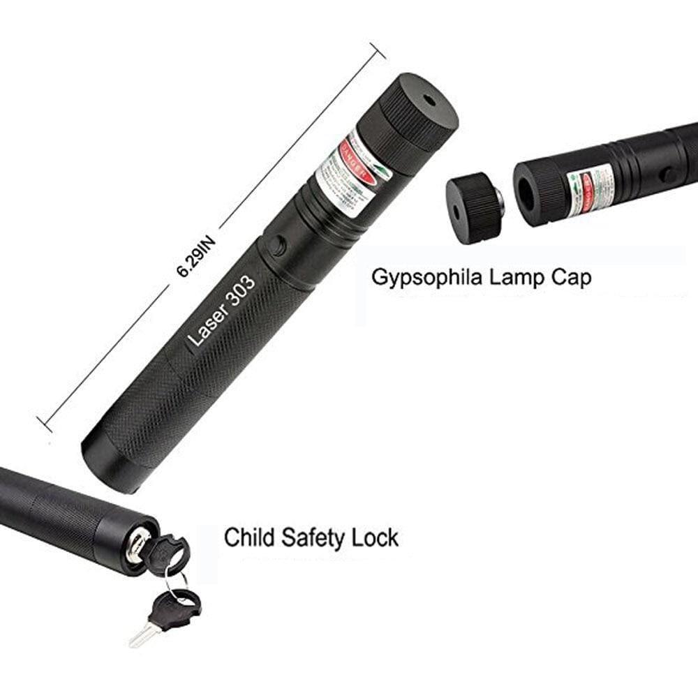 High-Performance Laser Pointer 303 | Powerful Green Beam for Long Distances