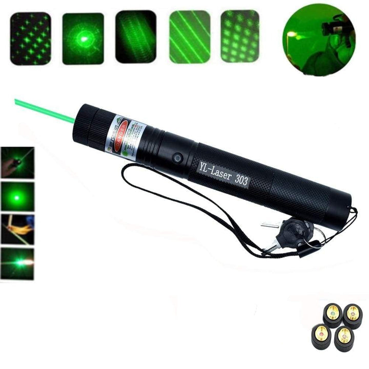 High-Performance Laser Pointer 303 | Powerful Green Beam for Long Distances
