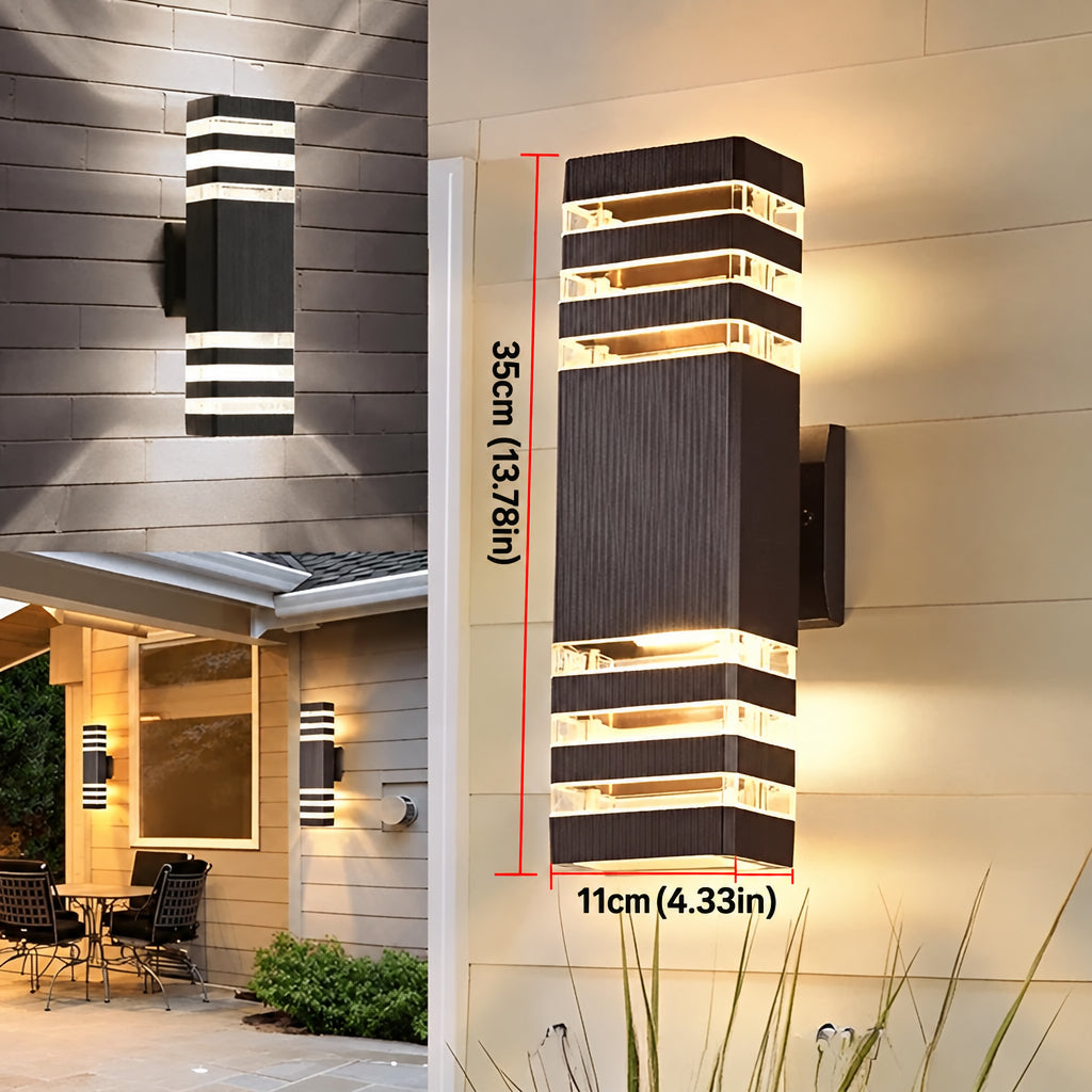LED outdoor wall light – modern up and down light | Weatherproof