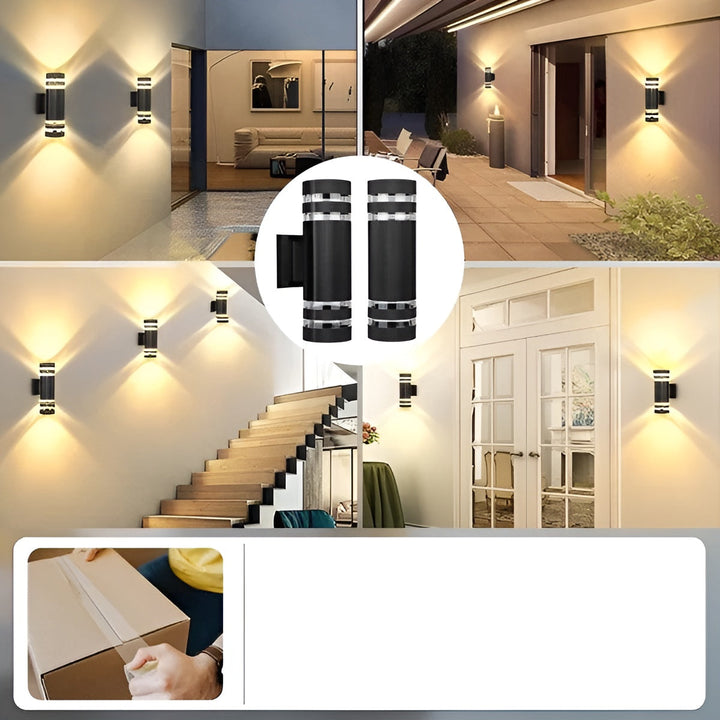 LED outdoor wall light – modern up and down light | Weatherproof