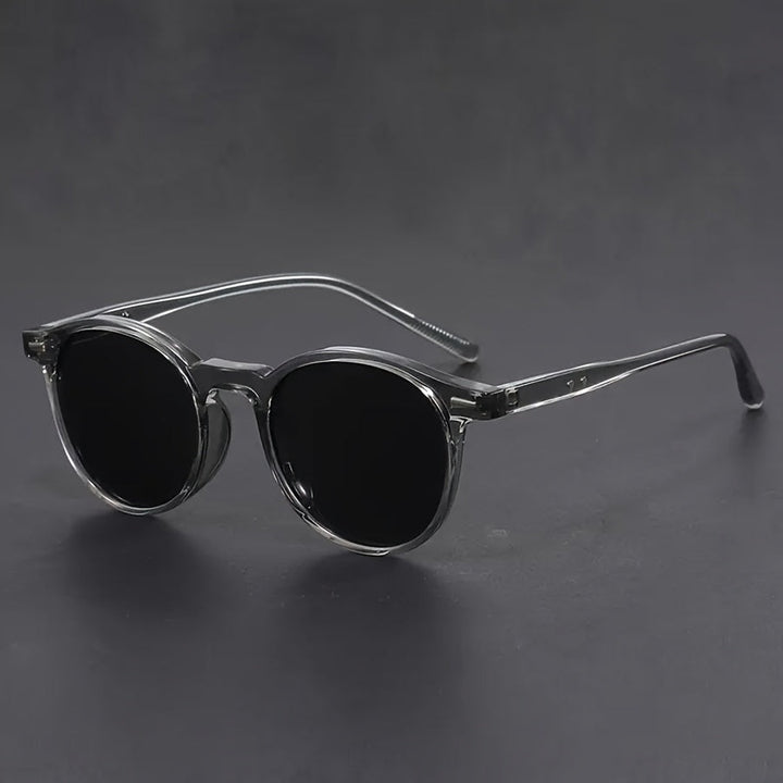 Men's Sunglasses | Lightweight Round Retro Frame | Tortoiseshell