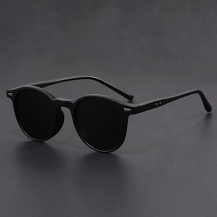 Men's Sunglasses | Lightweight Round Retro Frame | Tortoiseshell