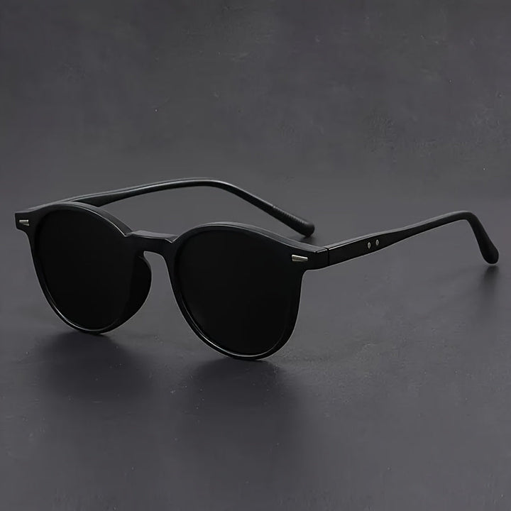 Men's Sunglasses | Lightweight Round Retro Frame | Tortoiseshell