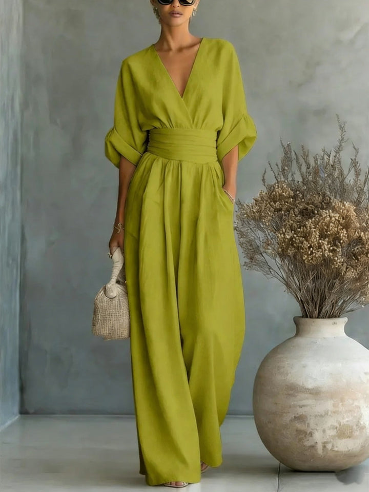 Georgina™ | Elegant V-Neck Jumpsuit
