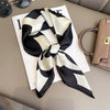 Faiha Silk Scarf | Luxury & Elegance | Stripe Pattern