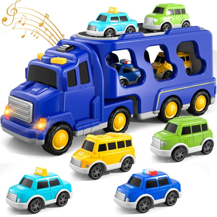 Magic Car City with Light and Sound Effects