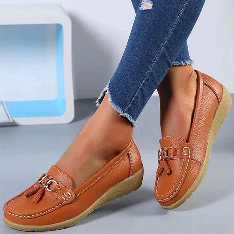 Orthopaedic Leather Loafers – Isabella
