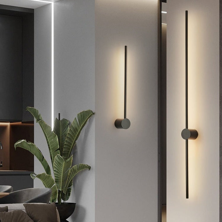 Modern Contemporary Linear LED Wall Sconce with Indirect Backlighting