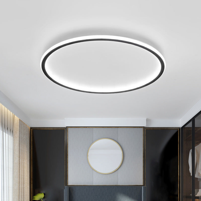 Scandinavian Round Ceiling Light with LED Lighting