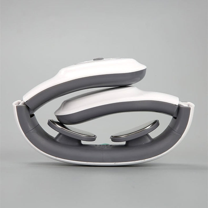 Neck Massager for Trapezius Muscle with Heat and Shiatsu Massage Portable Folding Electric Pulse