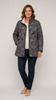 Vintage floral quilted jacket - lightweight padded coat