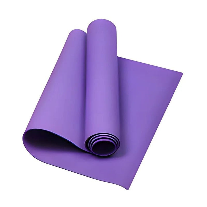 Non-Slip Foldable Yoga Mat with Pilates Grid Lines Portable 4mm Eva Foam Lightweight