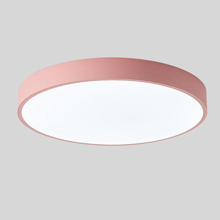 Nordic Wooden Macaron-Shaped Ceiling Lamp for Modern Spaces