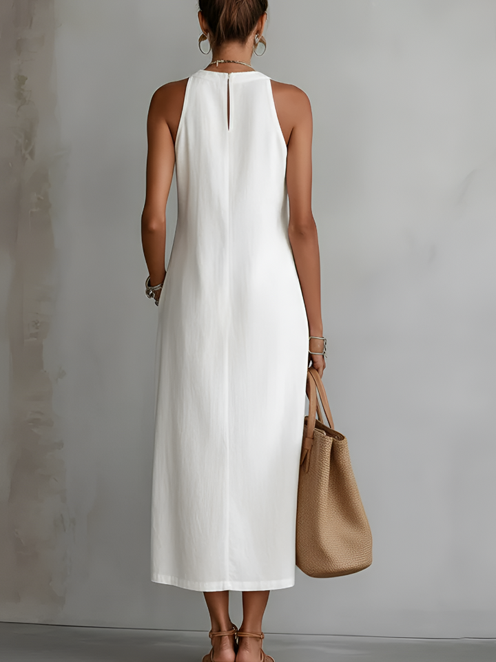 Marit™ | Airy Tummy-Concealing Embroidered Dress