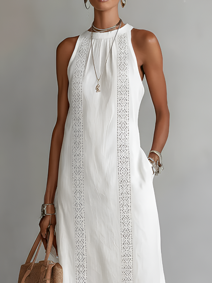 Marit™ | Airy Tummy-Concealing Embroidered Dress
