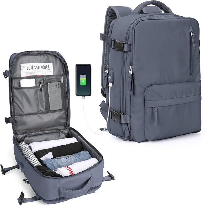 Multi-Compartment Laptop Bag with Adjustable Strap