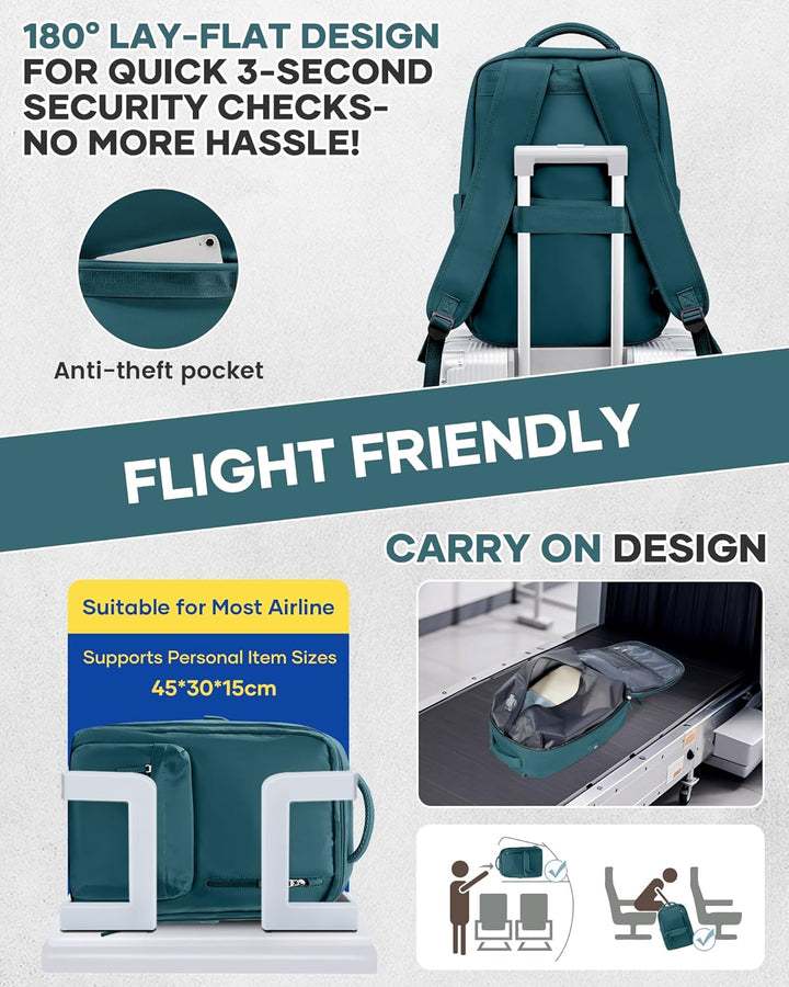 Multi-Compartment Laptop Bag with Adjustable Strap