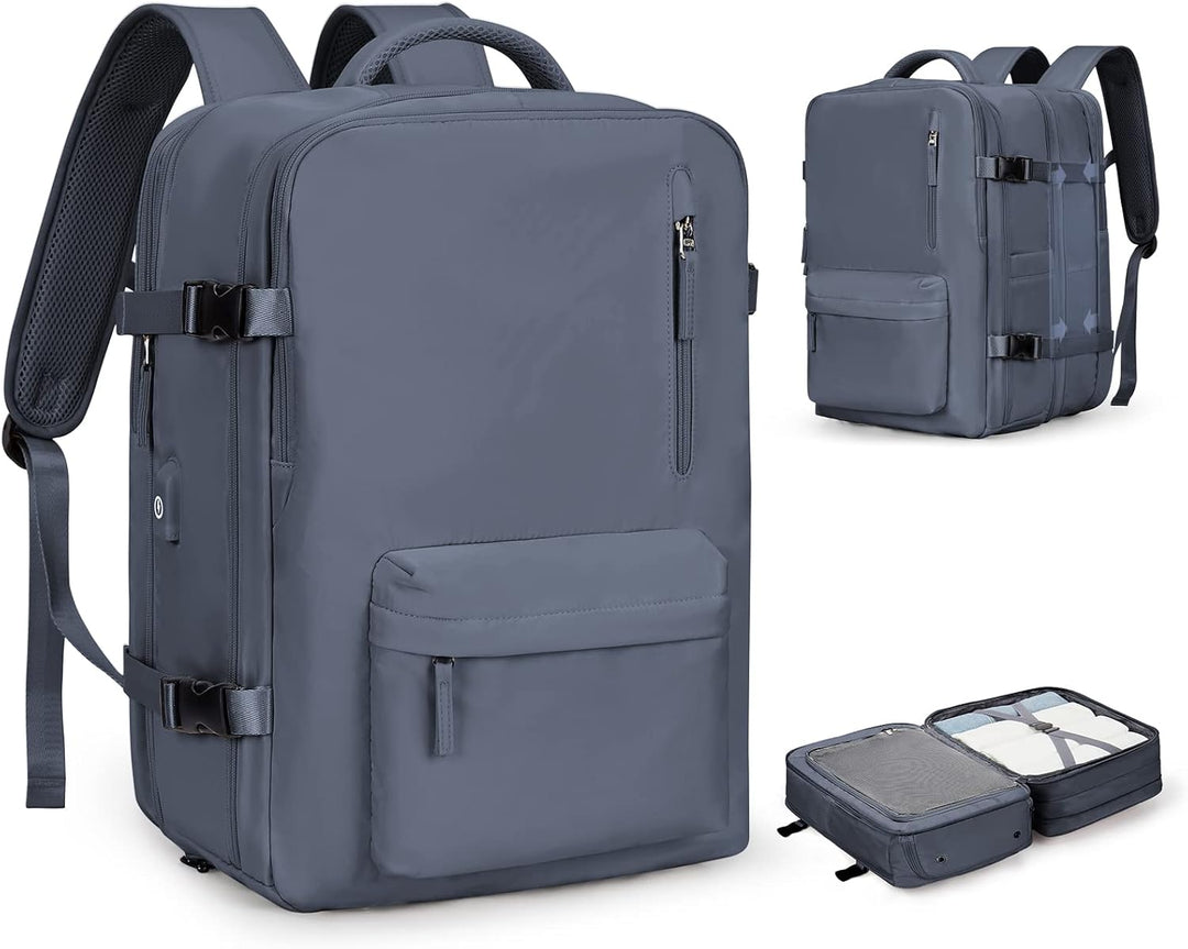 Multi-Compartment Laptop Bag with Adjustable Strap