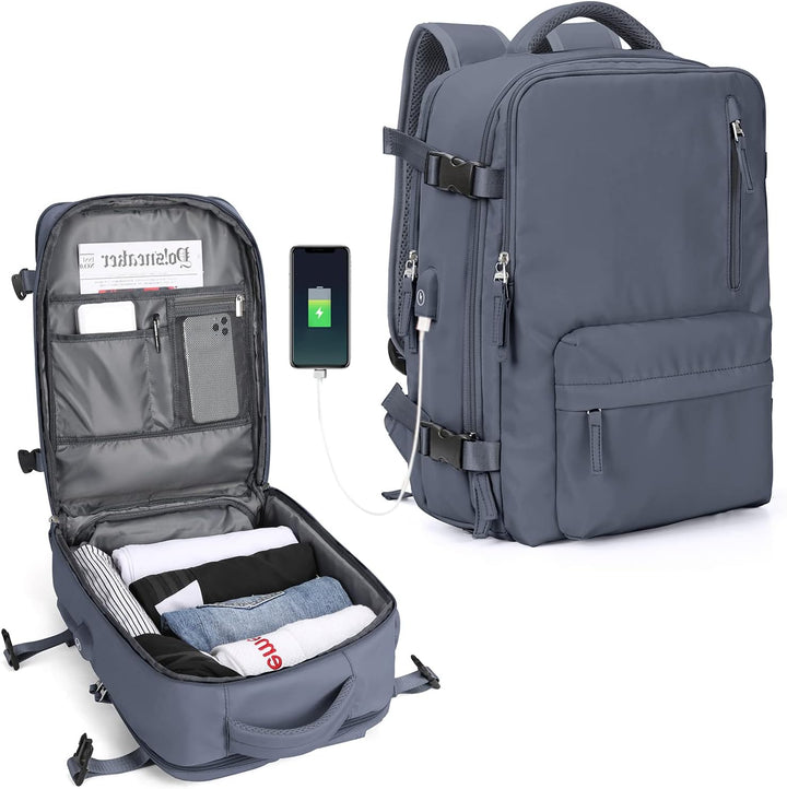 Multi-Compartment Laptop Bag with Adjustable Strap
