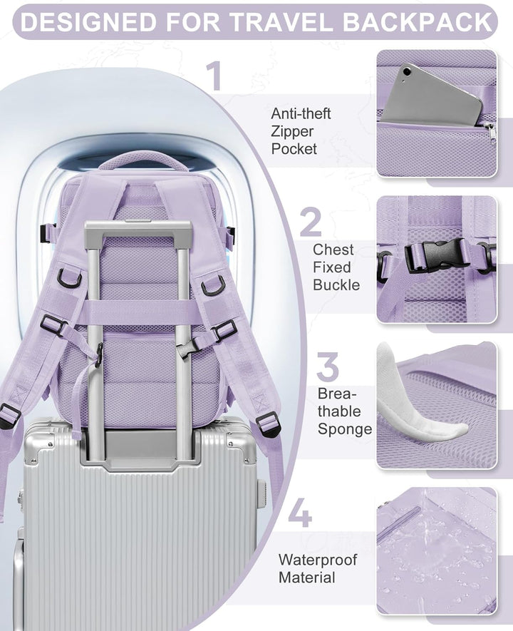 Multi-Compartment Laptop Bag with Adjustable Strap
