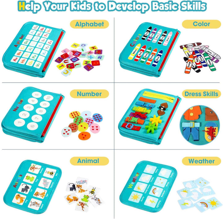 Montessori Busy Board Toy for Children - Educational