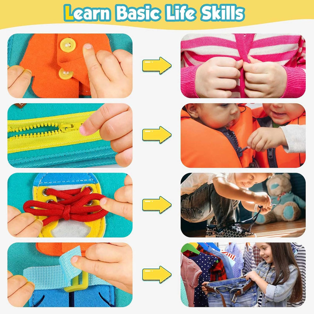 Montessori Busy Board Toy for Children - Educational