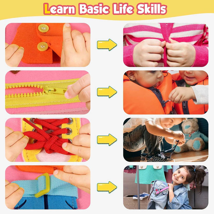 Montessori Busy Board Toy for Children - Educational