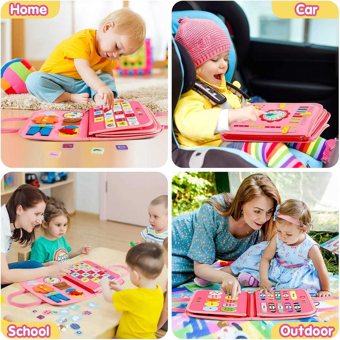 Montessori Busy Board Toy for Children - Educational