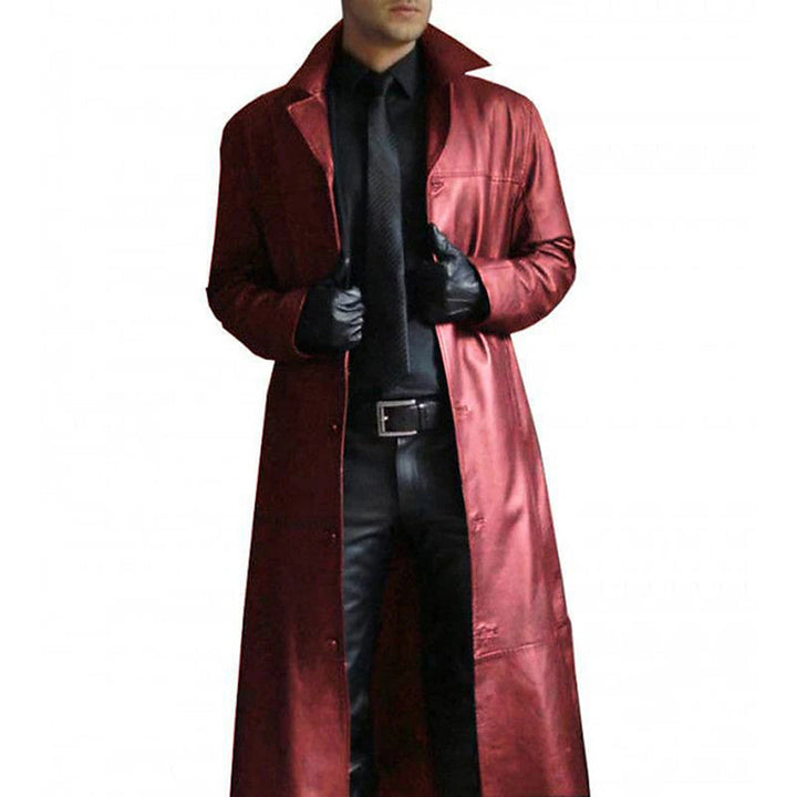 Long Leather Men's Coat – Vittorio