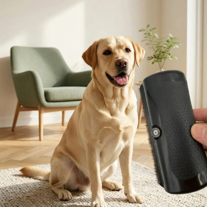 GlowBrush Dematting Comb for Dogs and Cats — Removes Loose Undercoat