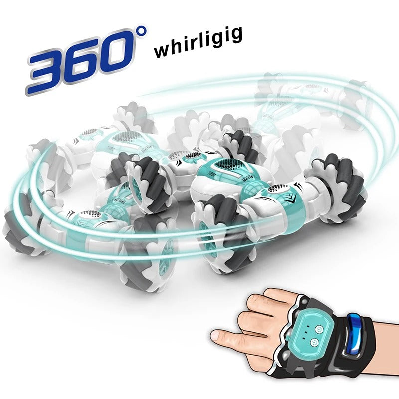Hand-Controlled Double-Sided Toy Car
