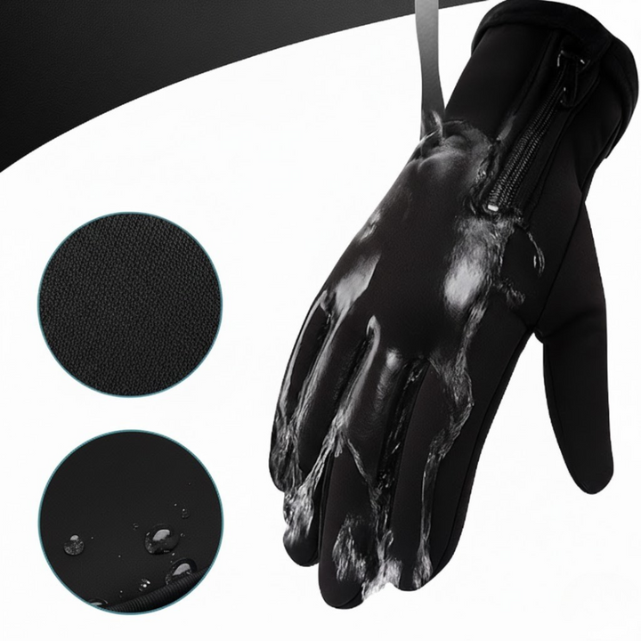 Rechargeable Heated Gloves for Skiing with Waterproof Touchscreen and Thermal Grip