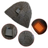 Rechargeable Heated Winter Beanie Hat with Ear Flaps and 3400mah Battery Skull Cap