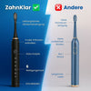 Rechargeable Sonic Electric Toothbrush with Timer and Soft Contoured Bristles