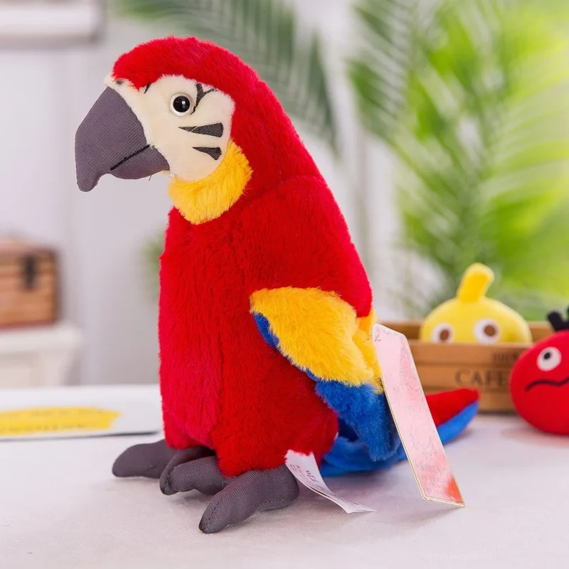 The Chatty Parrot Plush Toy - Squawkie