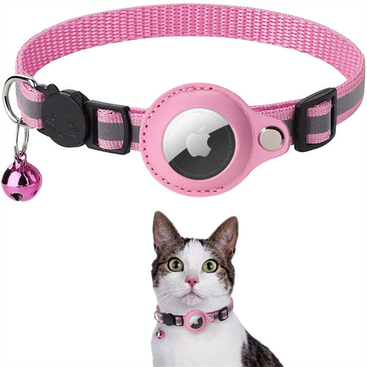 GPS Cat Collar with Reflective Design