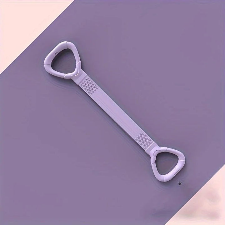 Resistance Band Exercise Figure 8 with Loop Handles and Textured Grip