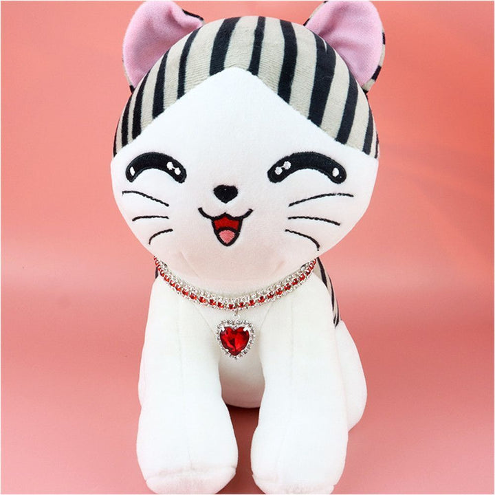 Luxury Cat | Luxury Crystal Cat Collar with Reflective Gem Heart Pendant