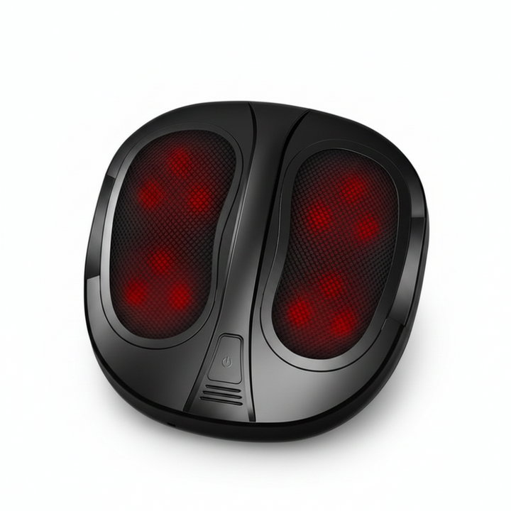 Electric Shiatsu Foot Massager with Heat and Vibrating Nodes