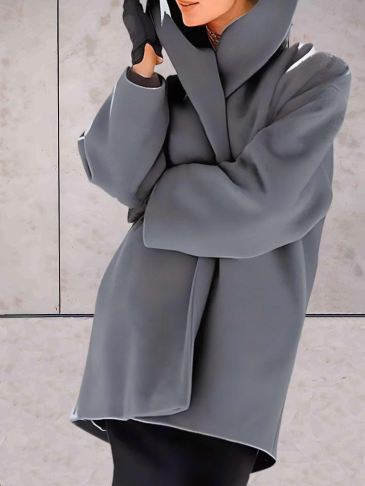 Stylish Loose-Fit Women's Winter Coat - Evelyn