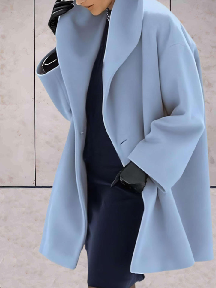 Stylish Loose-Fit Women's Winter Coat - Evelyn