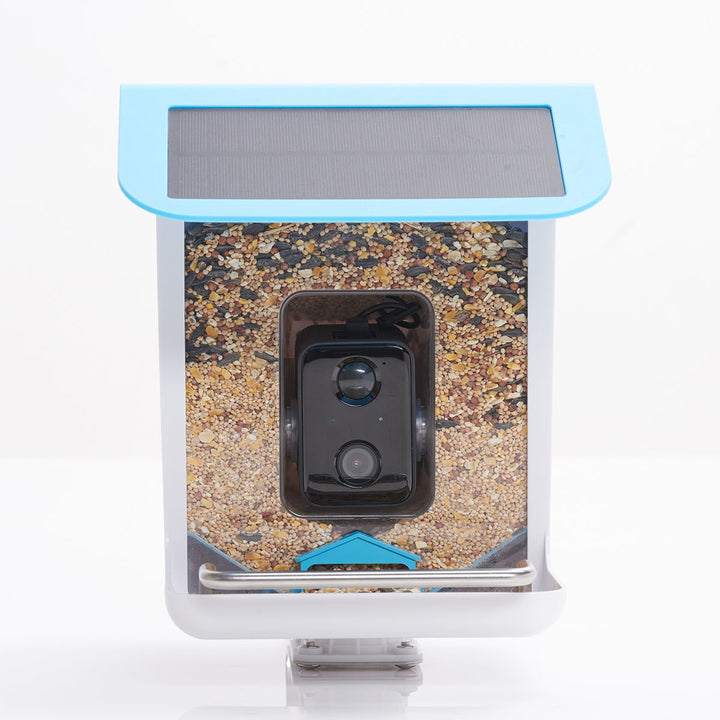 Smart Bird Feeder Camera Solar Powered WIFI Waterproof Outdoor With Video