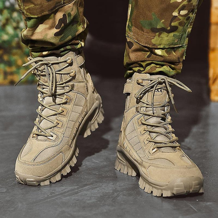 Waterproof Tactical Work Boots with Puncture Protection – TrailForce Tactical