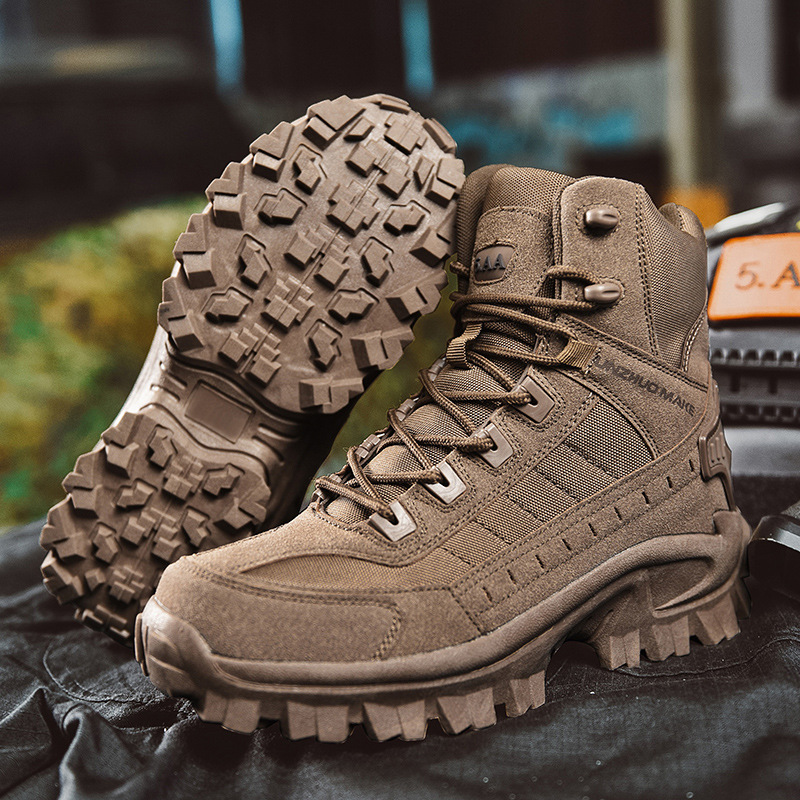 Waterproof Tactical Work Boots with Puncture Protection – TrailForce Tactical