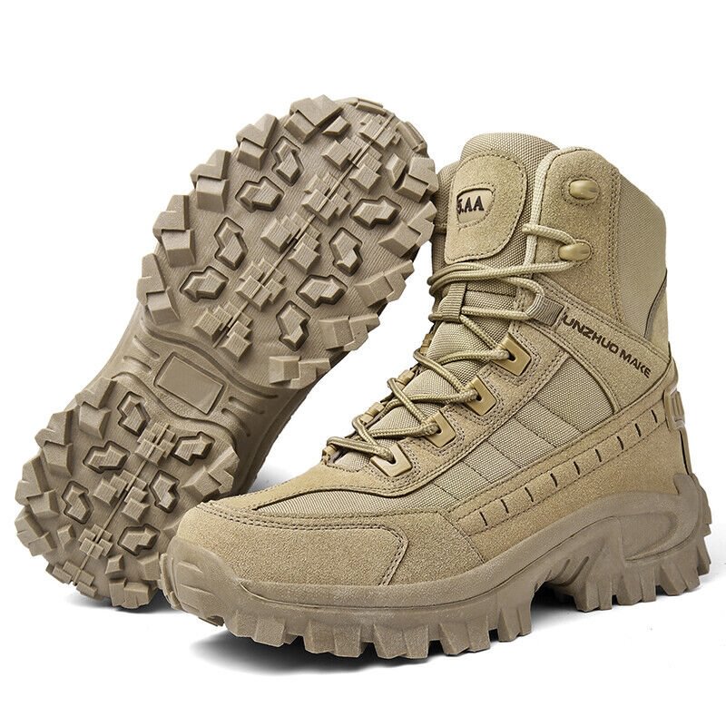 Waterproof Tactical Work Boots with Puncture Protection – TrailForce Tactical