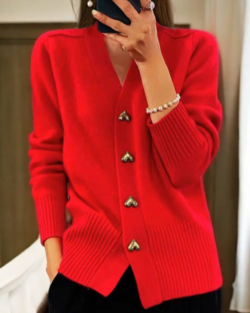 Warmth, Elegance, and Timeless Feminine Charm Cardigan