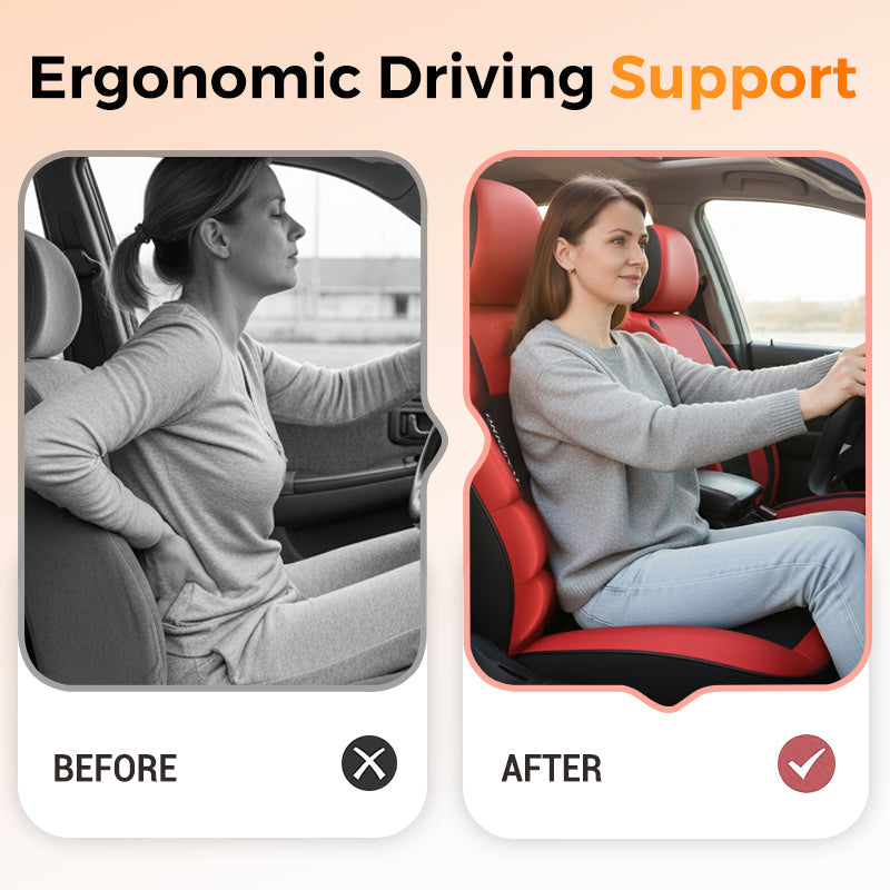 Car Front Seat Covers, 2-Piece PU Leather Set with Universal Fit