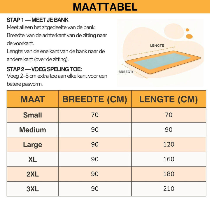 Non-Slip Protective Sofa Cover - Washable &amp; Water-Repellent