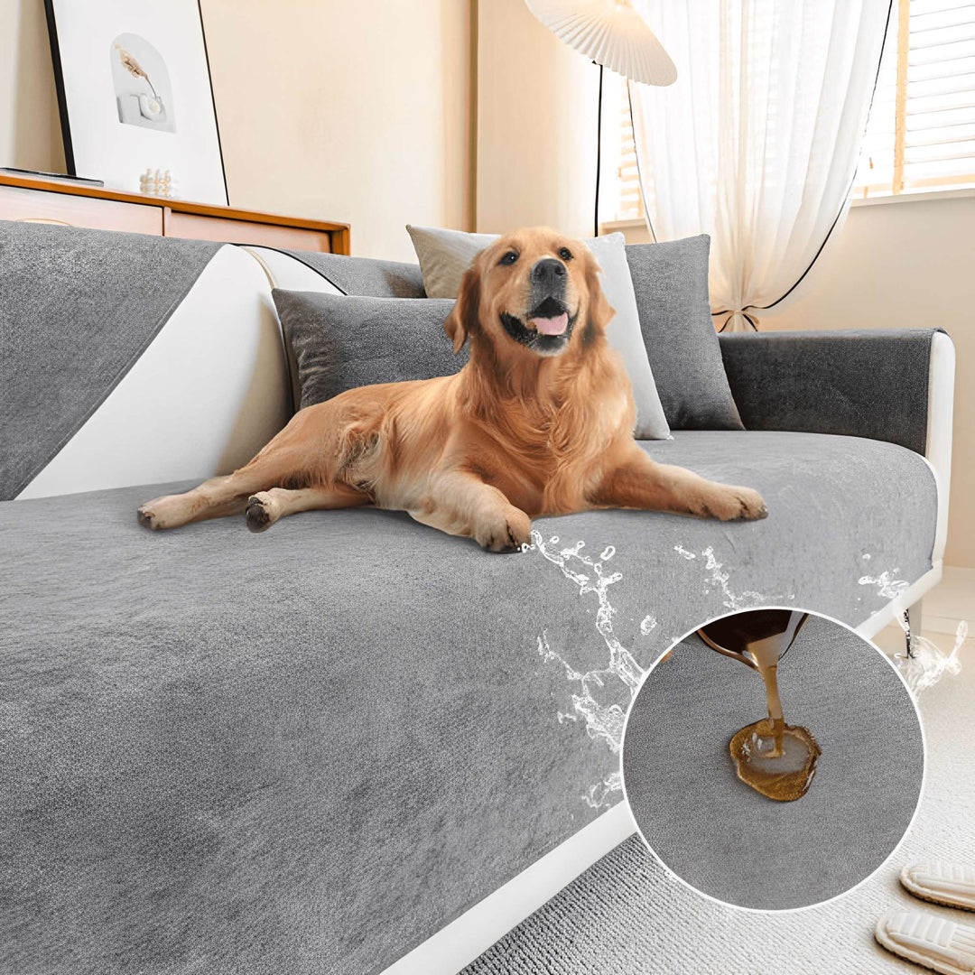 Non-Slip Protective Sofa Cover - Washable &amp; Water-Repellent